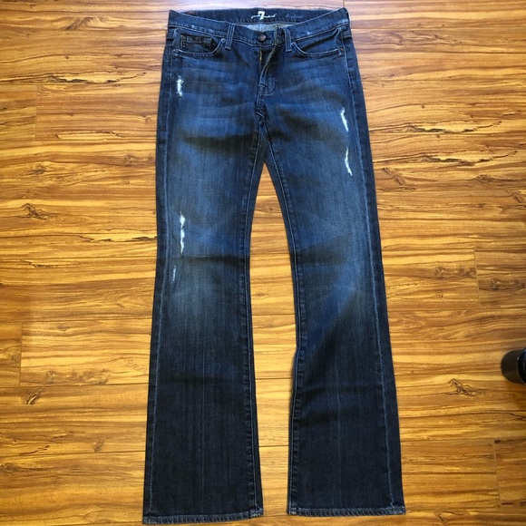7 For All Mankind Denim - 7 For All Mankind low rise flare leg jeans